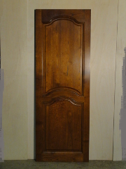 porte de maison de style rustique en chne