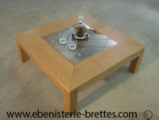 table de salon contemporaine en bois