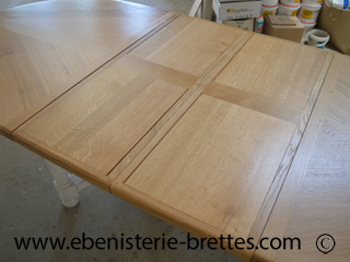 table ovale extensible