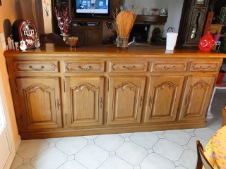 buffet 4 portes en chne massif