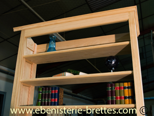 haut de bibliotheque etageres sur mesure