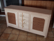 buffet sur mesure contemporain en frne