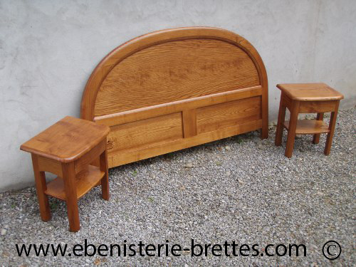 chambre en bois massif de frene