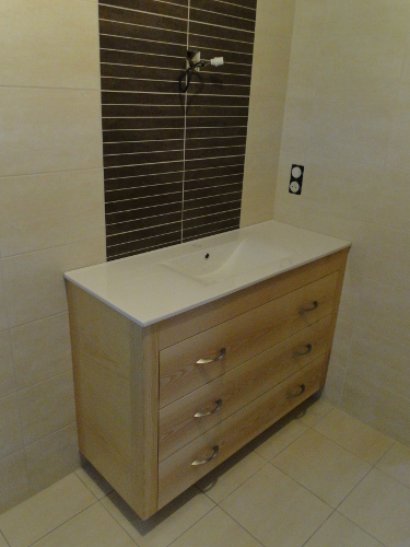 mobilier bois salle de bain moderne