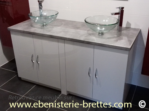 mobilier blanc sur mesure