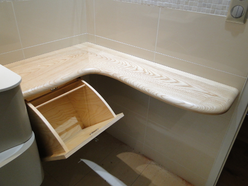 rangement sur mesure pour salle de bain