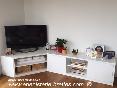 meuble ecran plat tv en angle