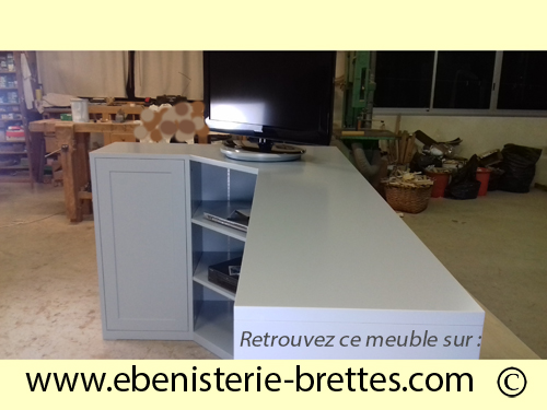 grand dessus de meuble de tlvision sur mesure moderne sur Marseille