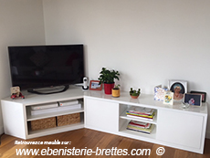 meuble angle tv avec etageres