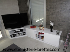 meuble tv angle contemporain