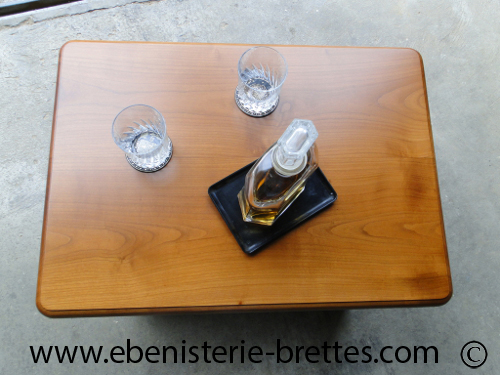 table basse bois massif