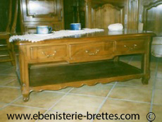 table basse bois ebenisterie paris