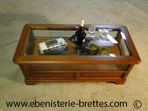 table basse sur mesure en bois